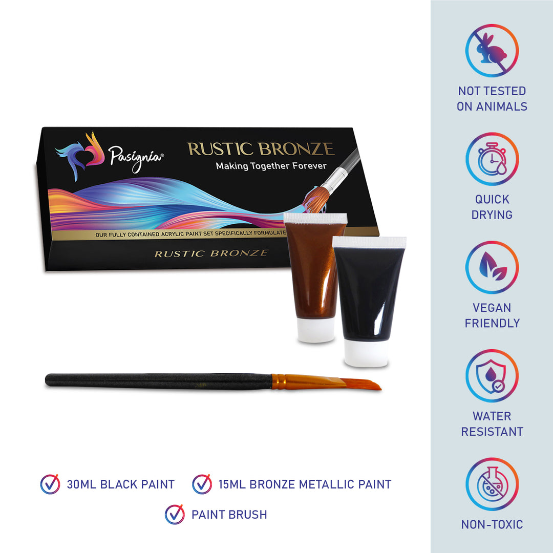 Baby Casting Kit + Display Case + Rustic Bronze Paint Set