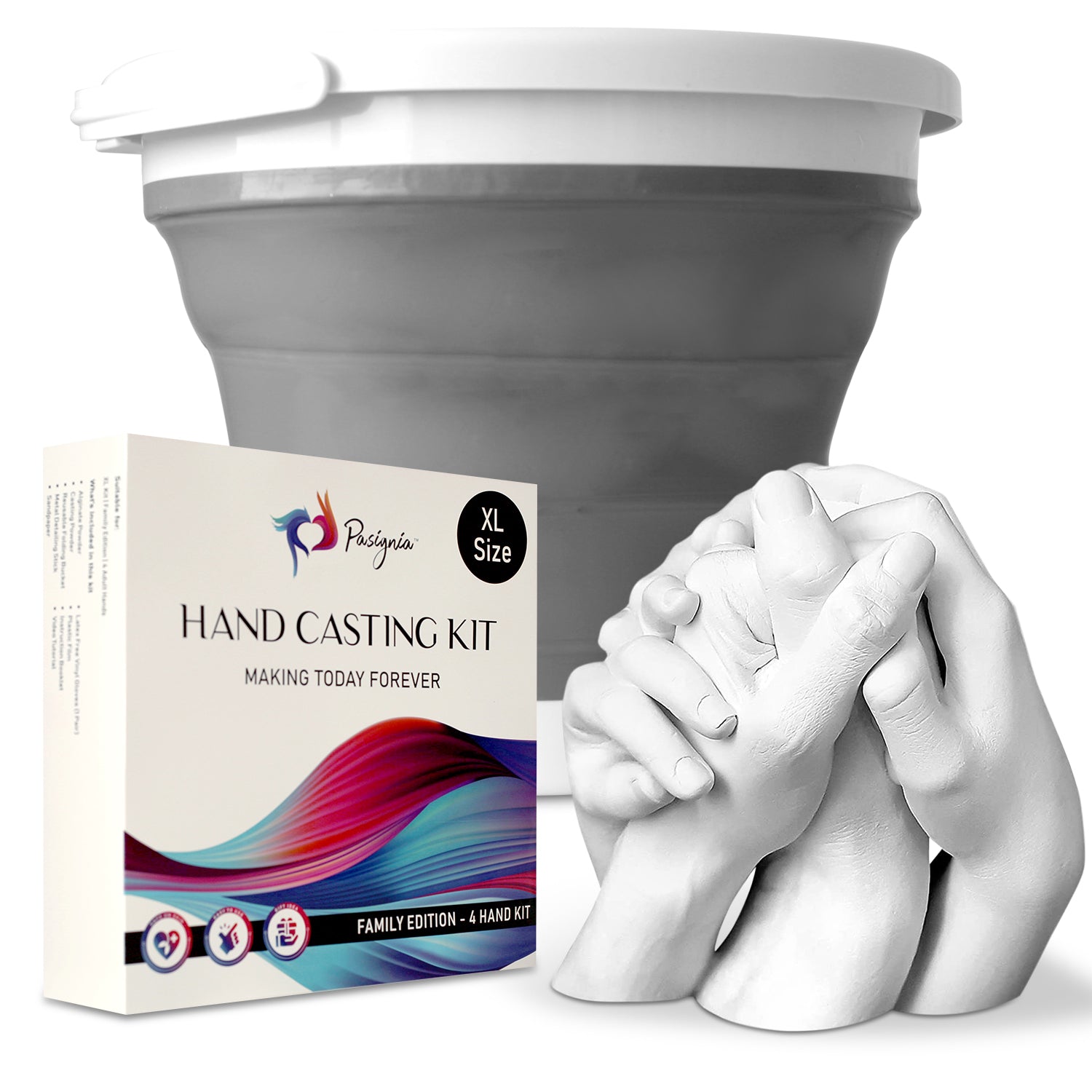 DIY Hand Casting Kit for Couples (Gift Box Set) – Pasignia