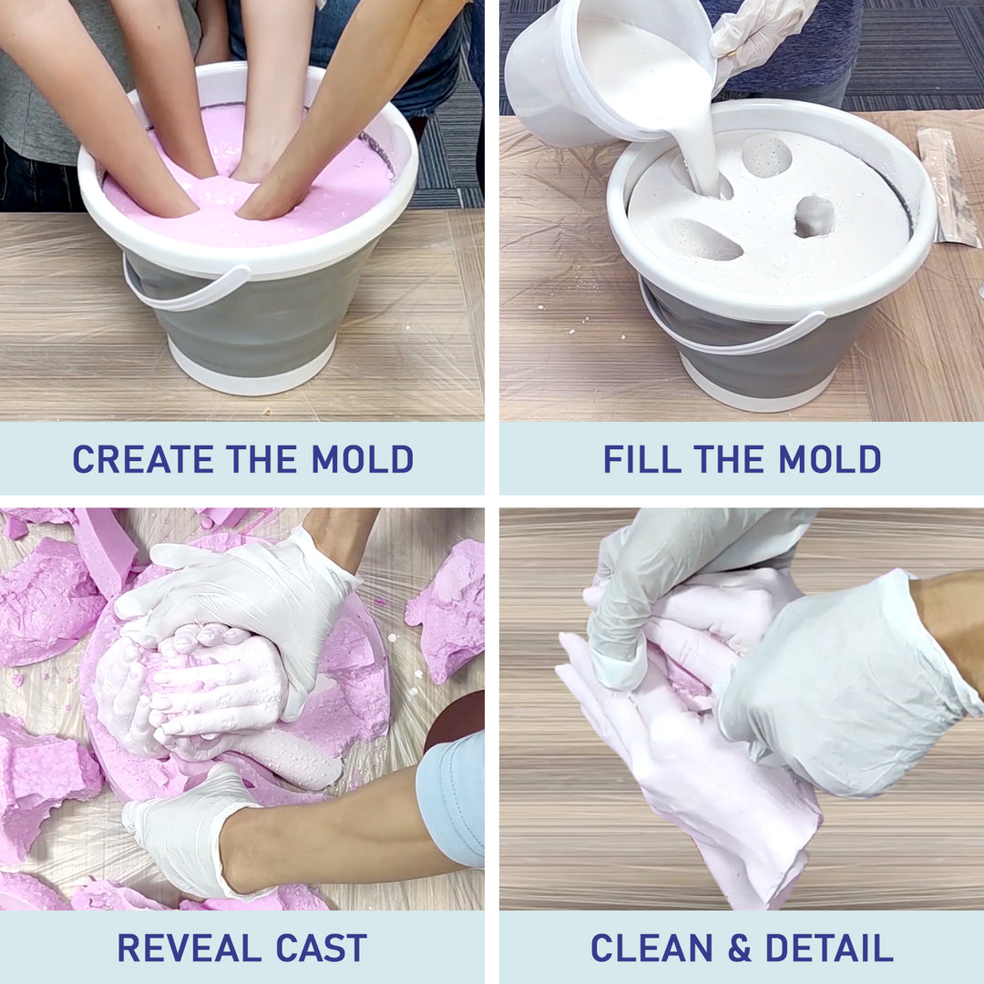 Family / XL Hand Casting Kit (3 to 6 hands)