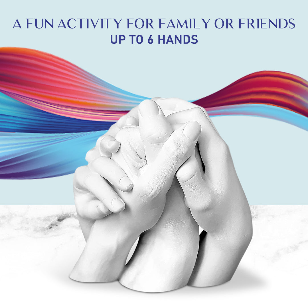 Family / XL Hand Casting Kit (3 to 6 hands)