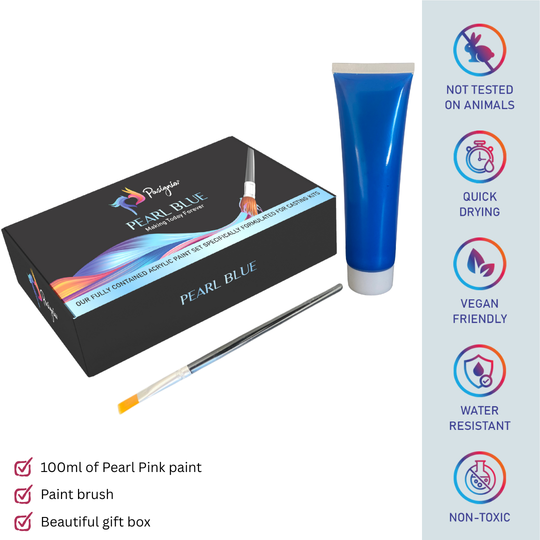 Pearl Blue Paint Set