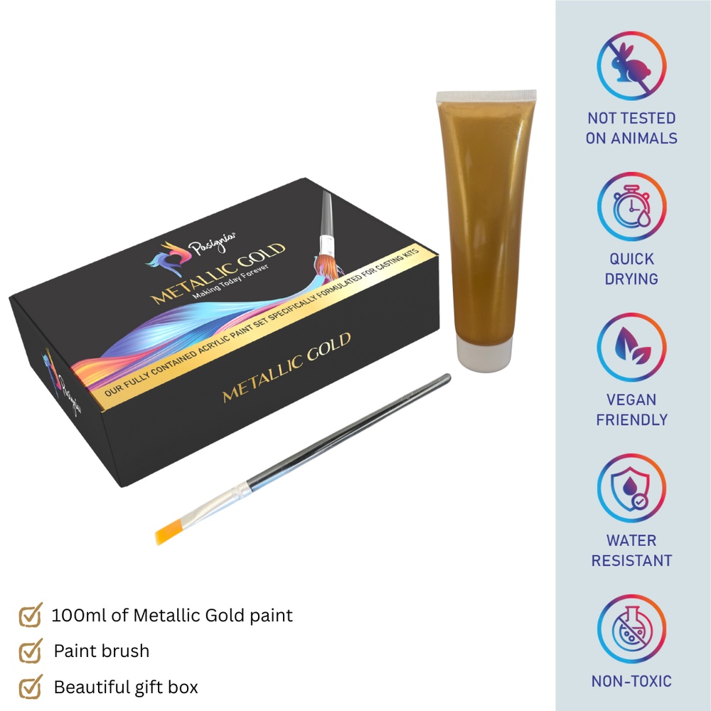 Metallic Gold Paint Set