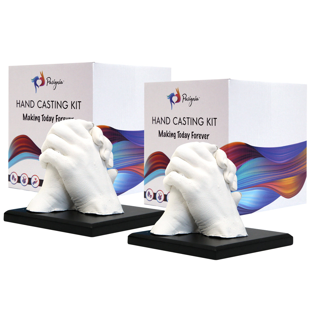 Hand Casting Set for 2 + Display Case (2 pack)